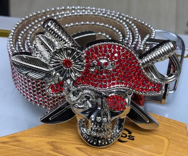  Gothic-Style Iron Cross/ Skull Bb Simon Belts - thumbnail 8