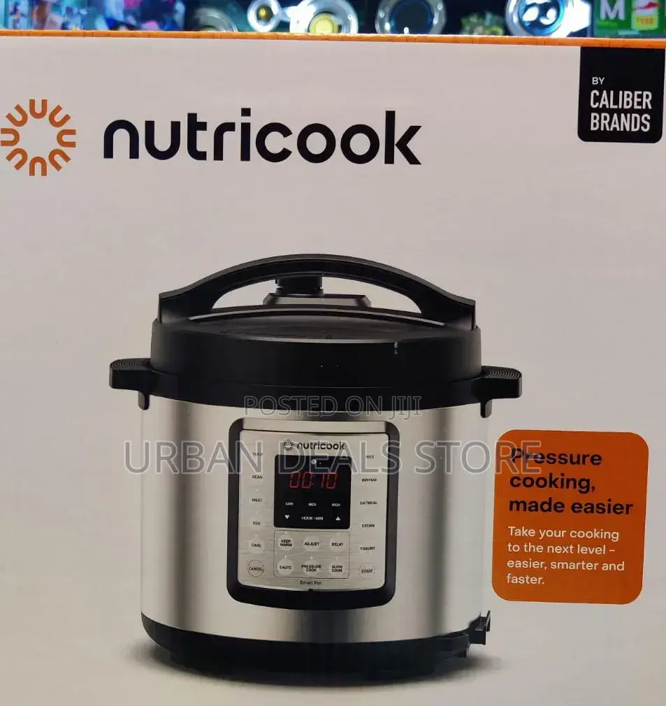 Nutricook Electric Pressure Cooker 6ltrs