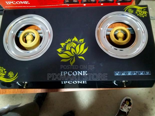 Ipcone Glass Top 2 Burner Gas Cooker