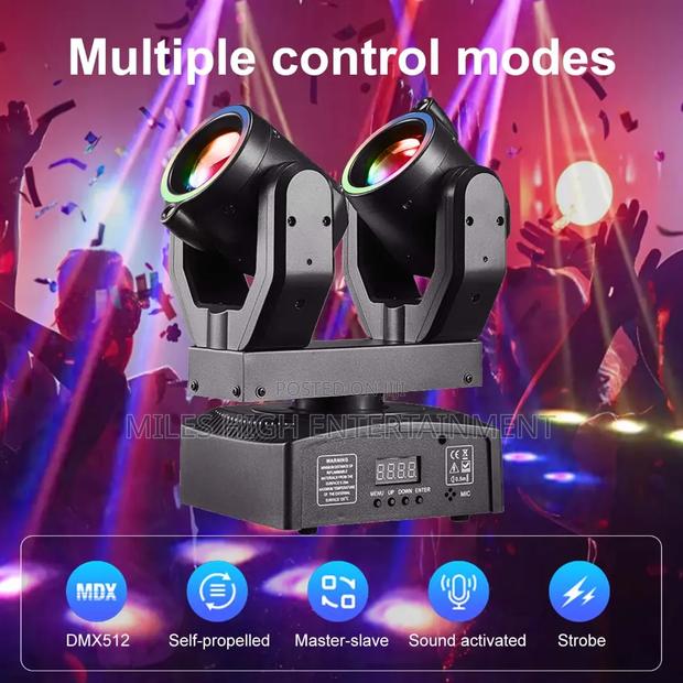 2 Head Moving Stage Light 100w - main view