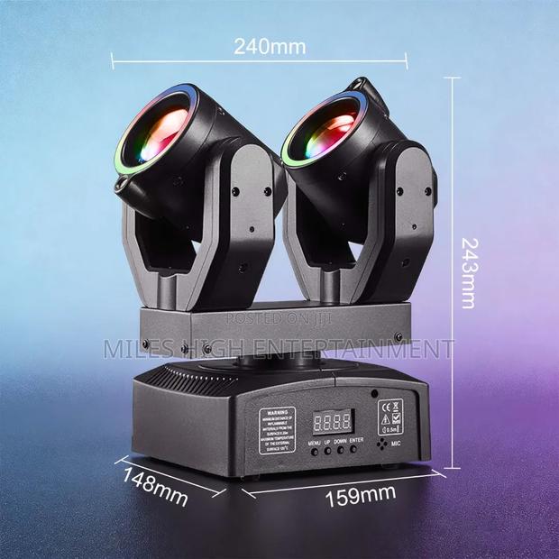 Dual Moving Head Stage Light