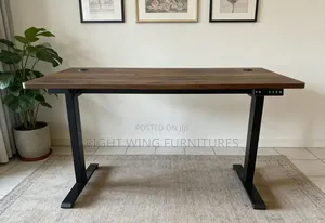 1.4m Brown Electric Office Desk