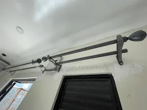 Silver Juakali Curtain Rods