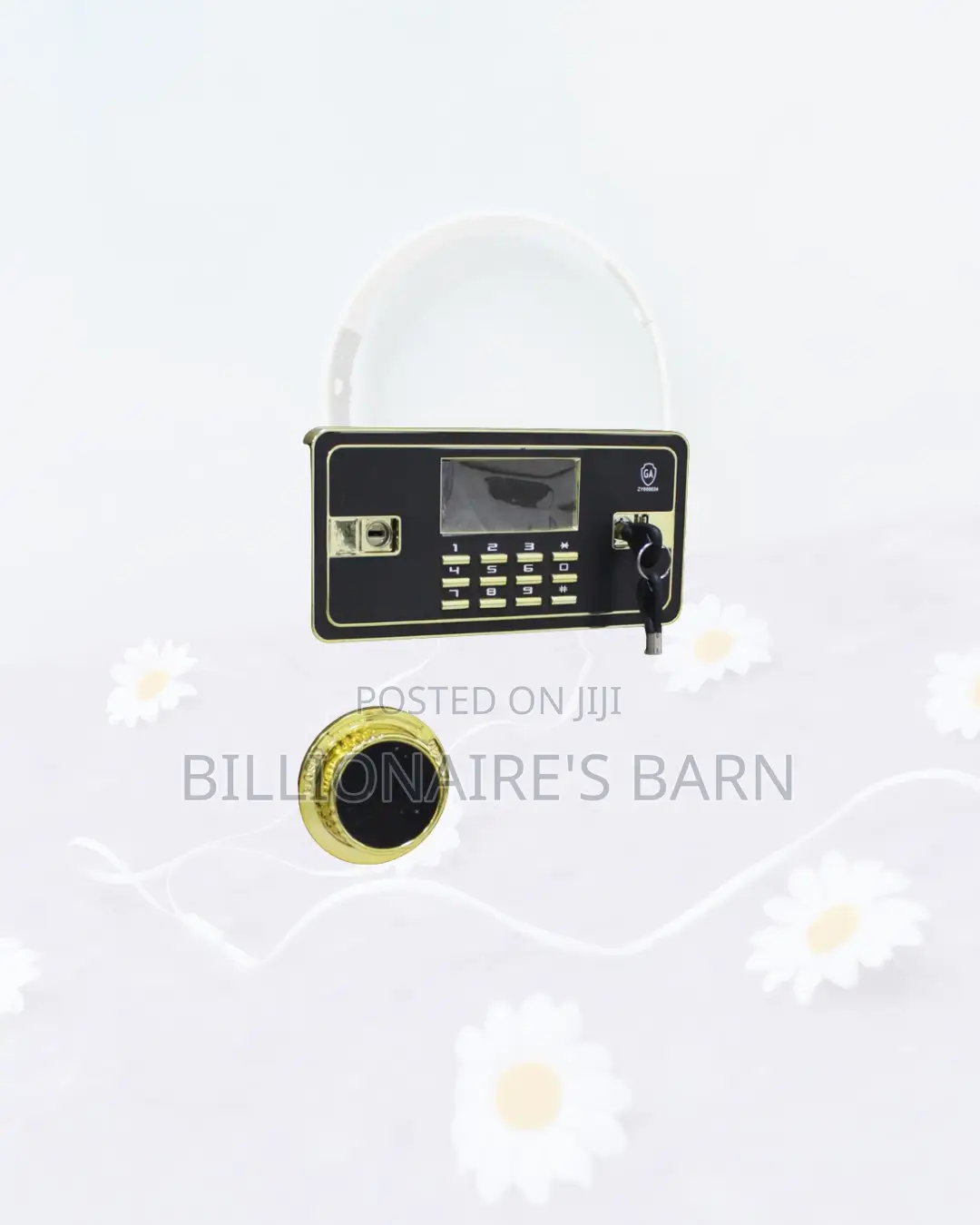 Fireproof Biometric Safe 80 Kg Large Capacity Plus Electronic Keypad