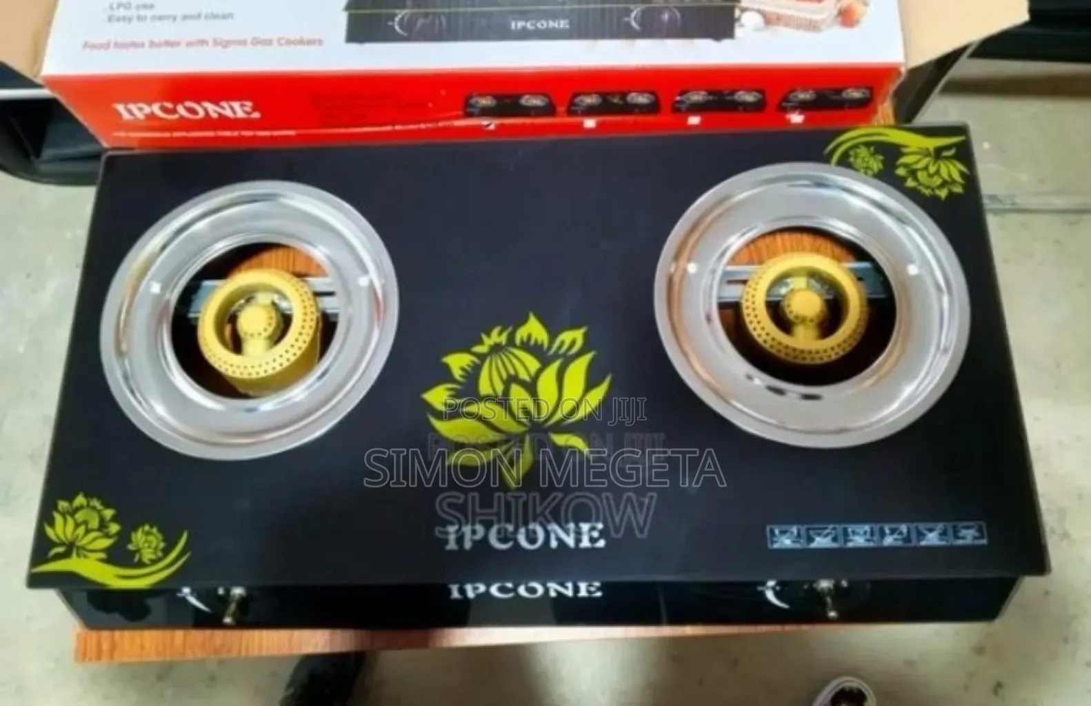 Two Burner Ipcone Glass 2burner Cooker