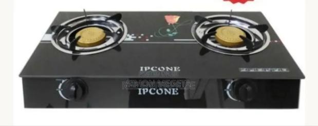 Black Ipcone Glass 2burner Cooker - main view