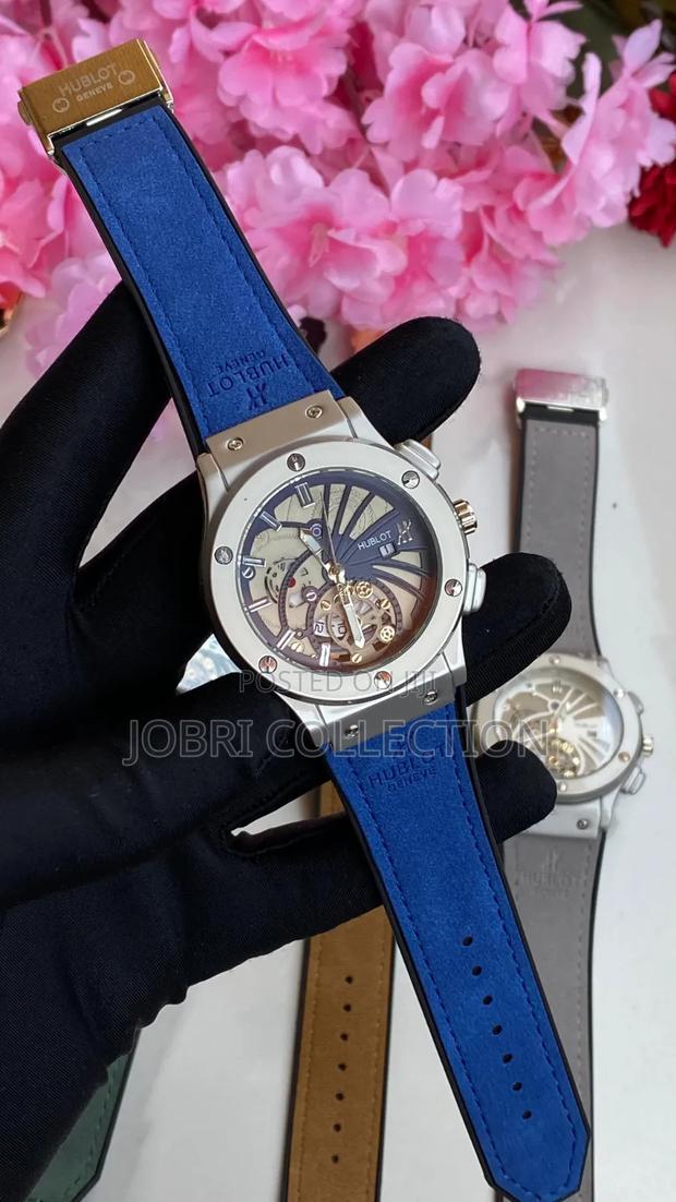 Hublot Gents Leather Watch - thumbnail 5