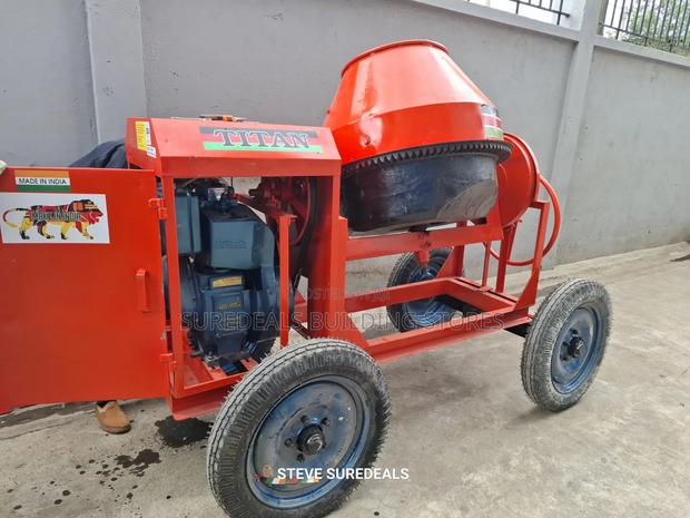 Titan Concrete Mixer With 8hp Diesel Engine - thumbnail 2