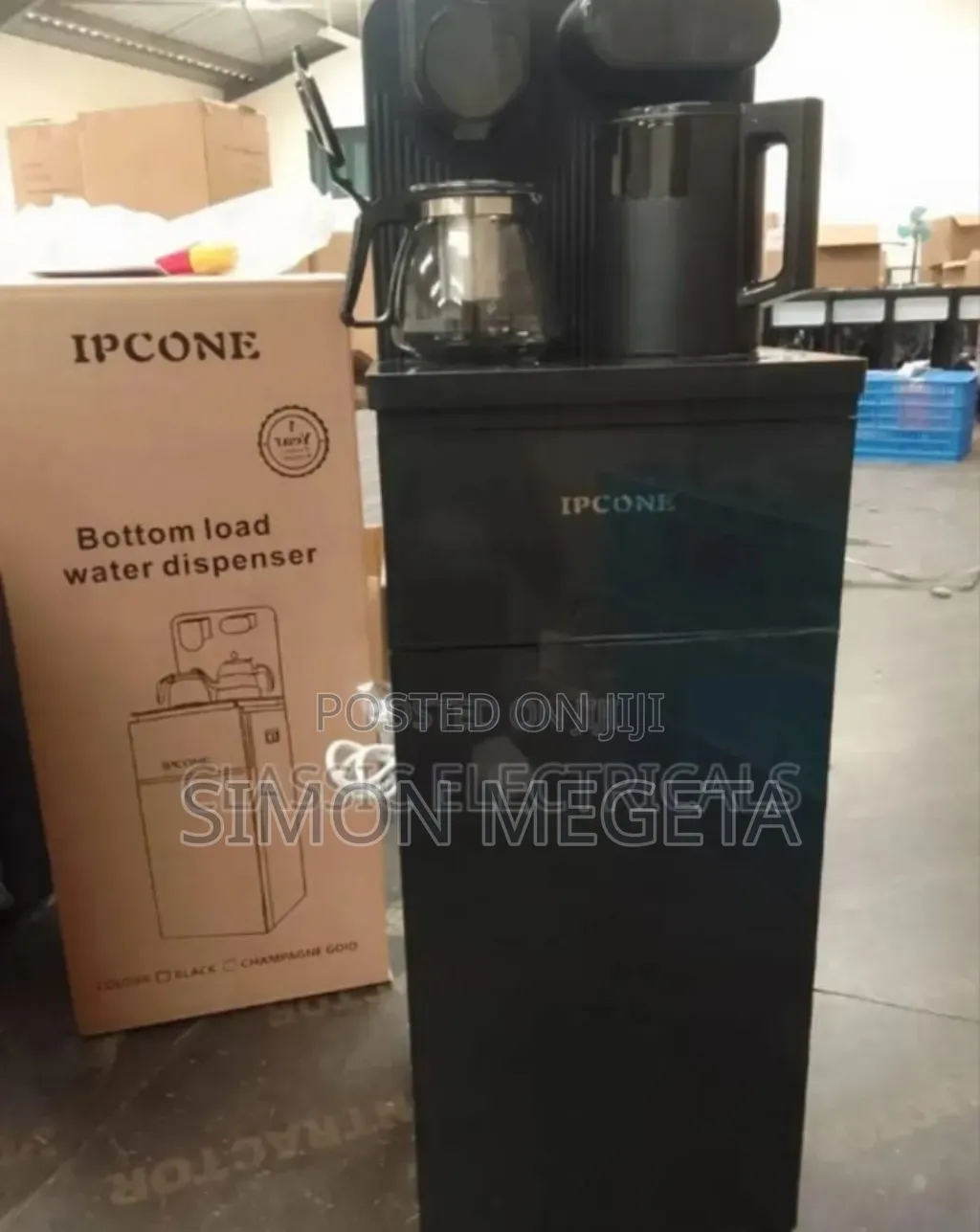 With Electric Kettle Ipcone A1c Dispenser. Bottom Load