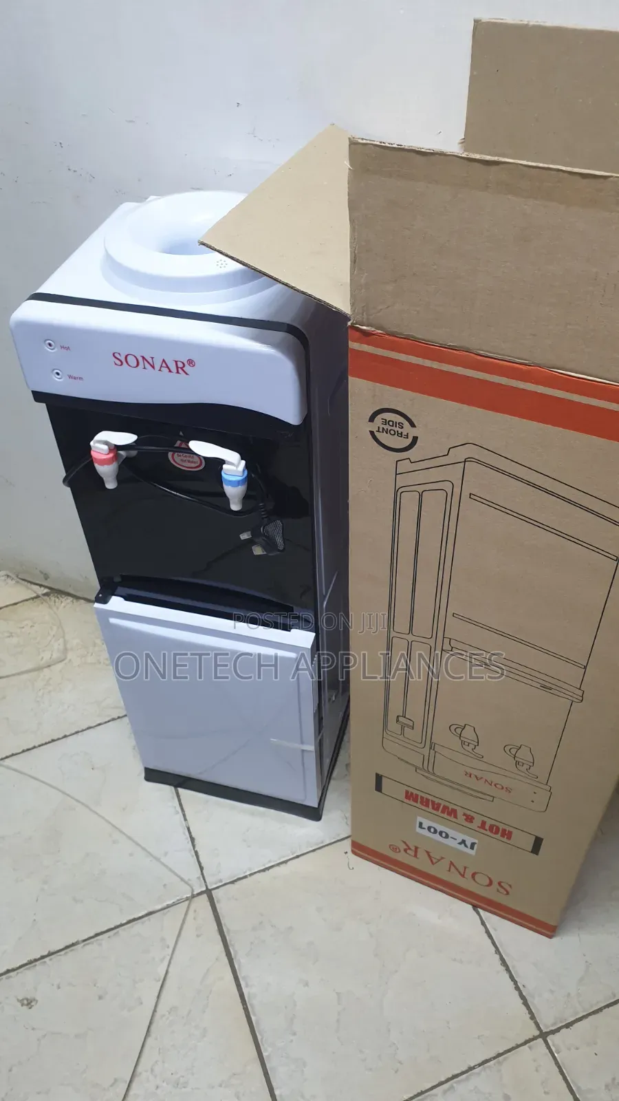 Sonar Jy001 Free Standing Water Dispenser Hot and Warm
