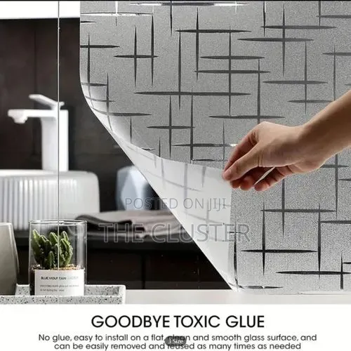 Privacy Window Film Static Cling Sticker- 2m