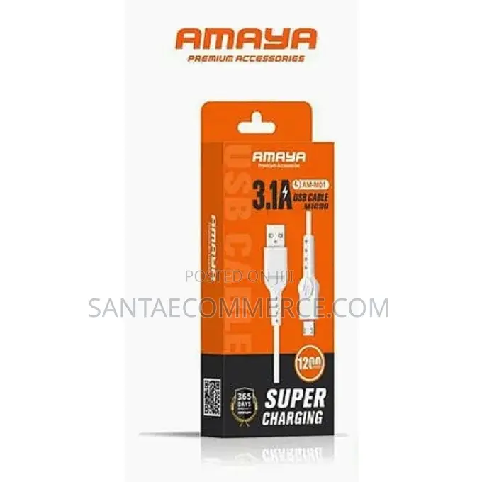 Amaya Data Cable Acd M33 1.2m And 2.4a