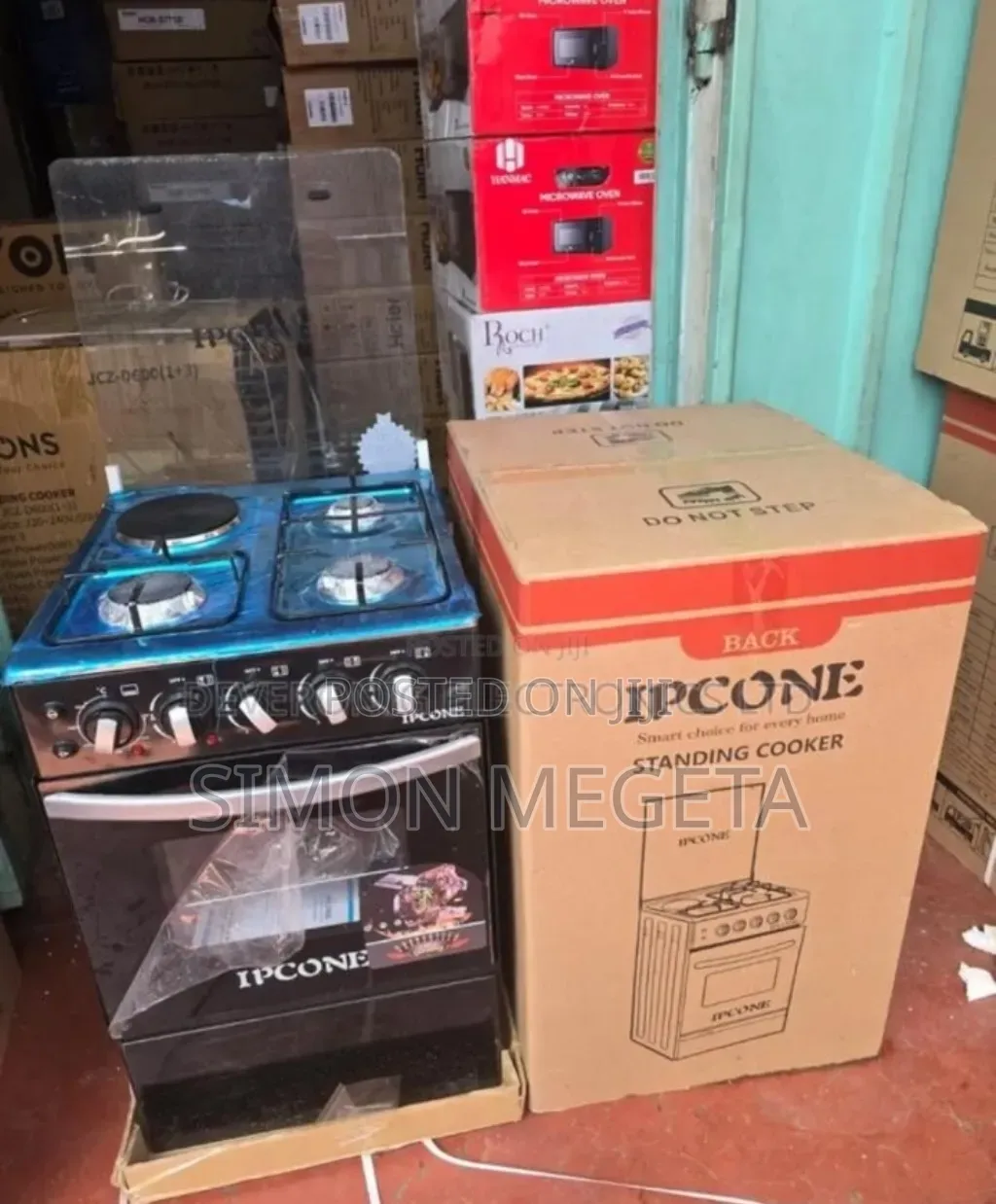 With Electric Plate Ipcone 3+1 Standing Cooker. New Ones