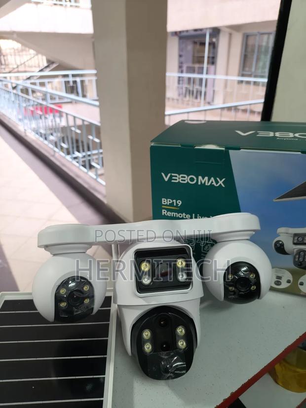 Smart Quad-Lens CCTV 4g Model Solar Powered V380 System - thumbnail 2