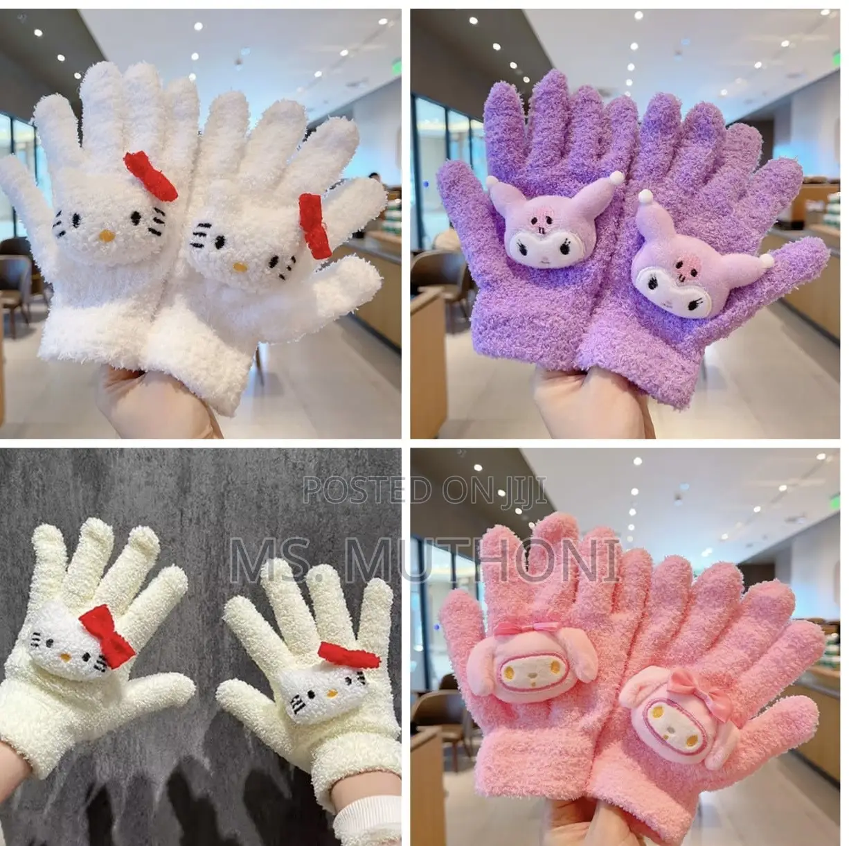 3 Yrs + Cartoon Themed Winter Hand Mittens/ Gloves*
