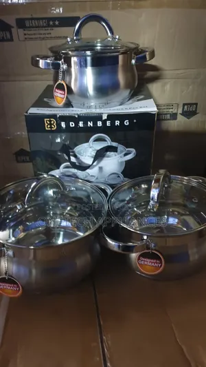 Edenberg 6pcs Stainless Steel Cookware Set