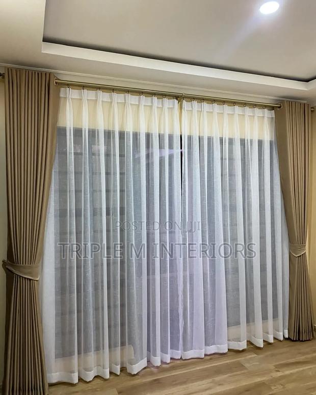 Sleek Room Block Out Enhancers With Fine Touch | Hooked White Sheers - main view