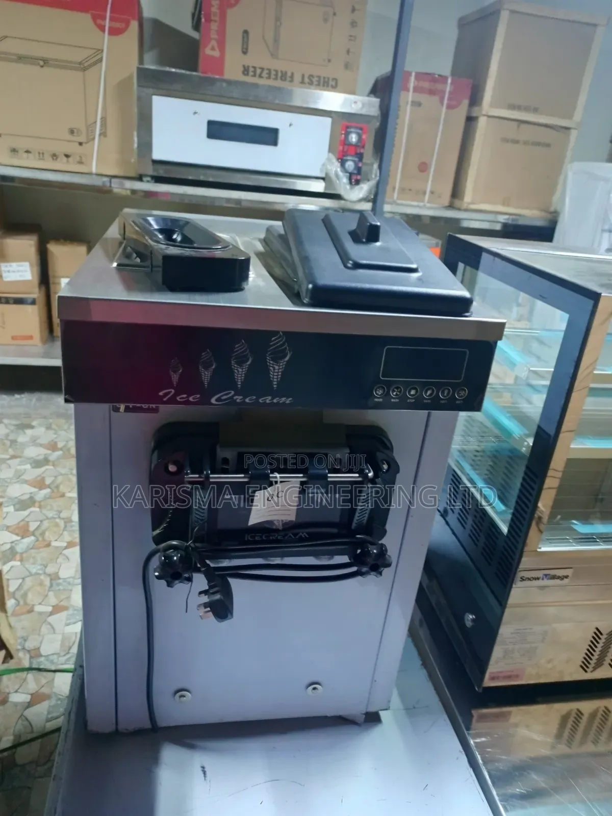 Ice Cream Maker Machine Table Top