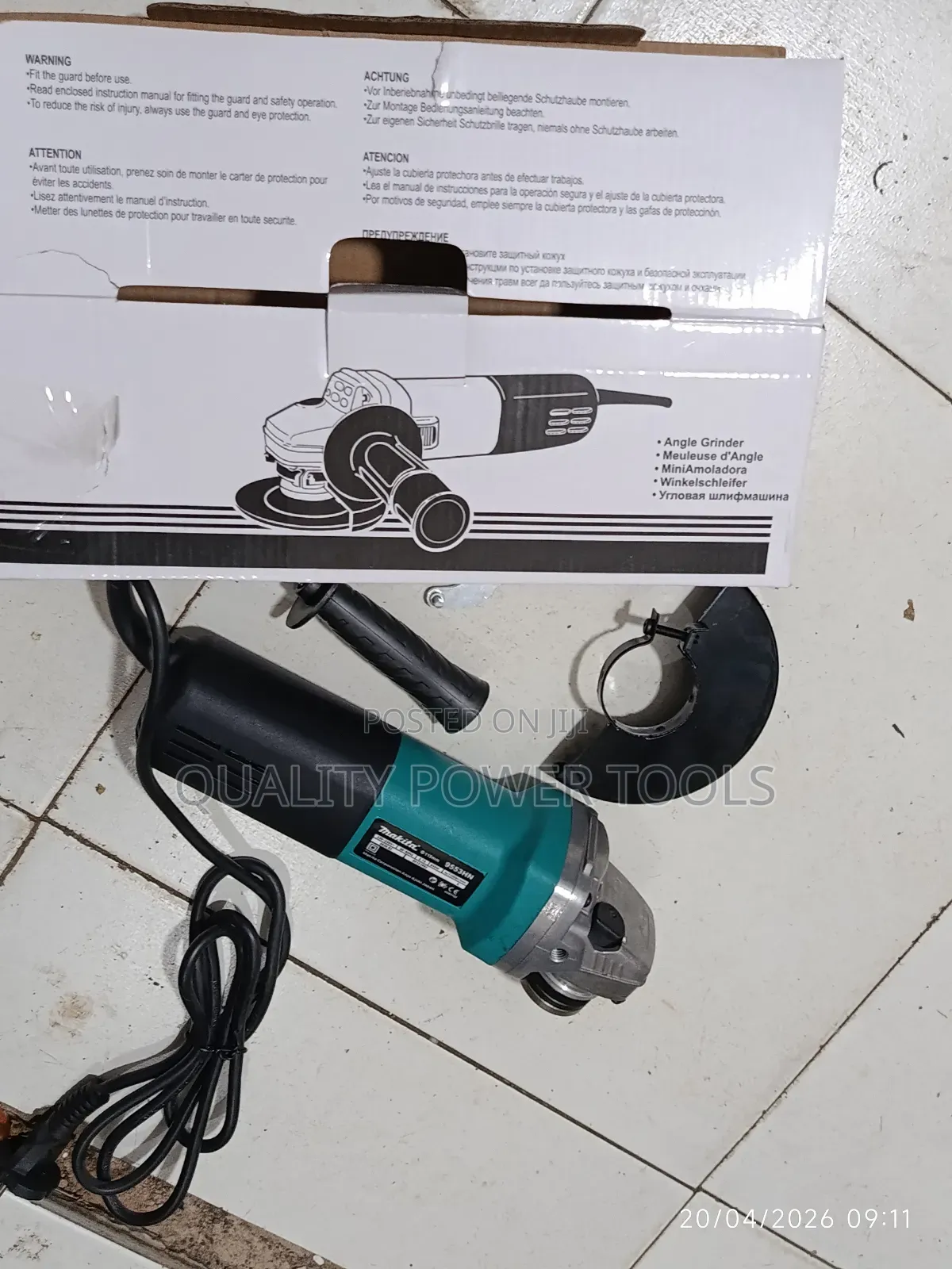 Makita Grinder 4inch