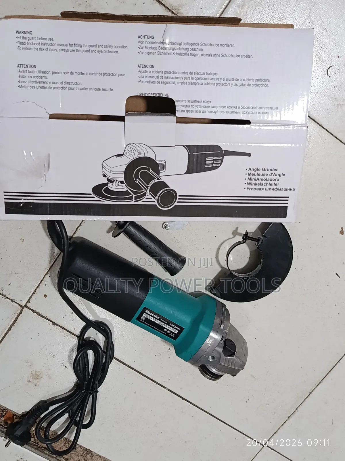 Makita Grinder 4inch