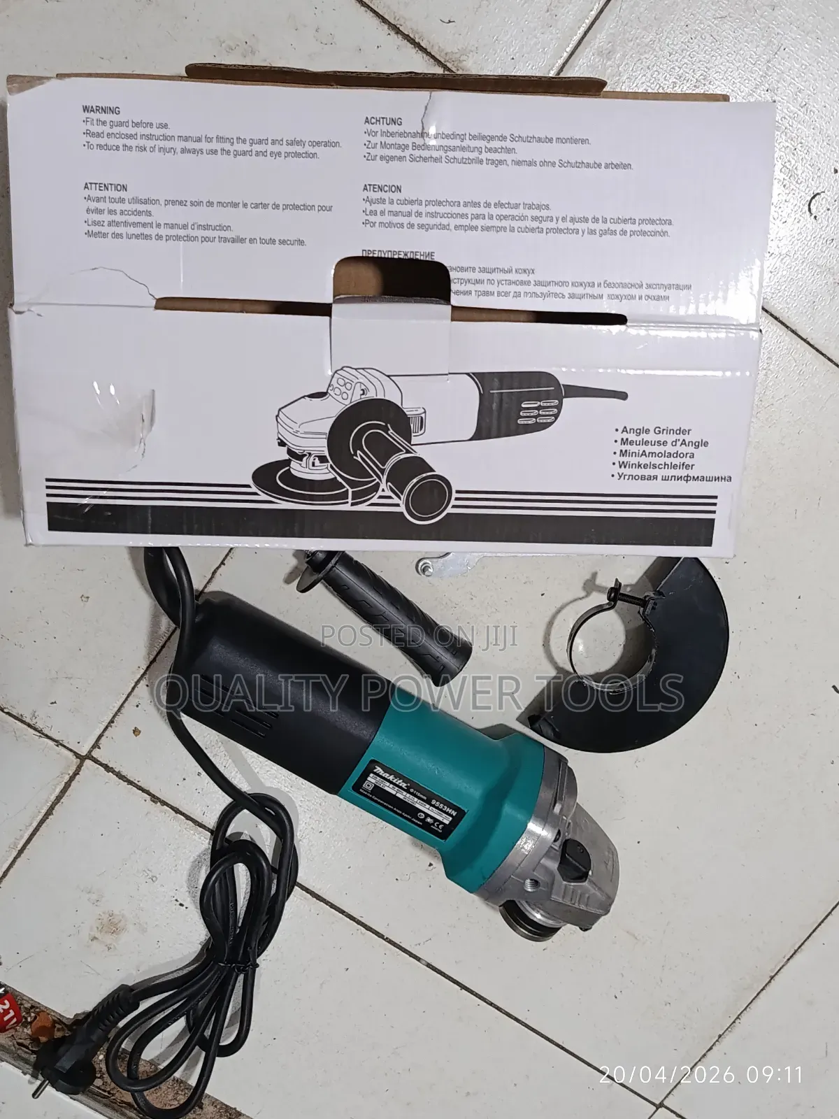 Makita Grinder 4inch