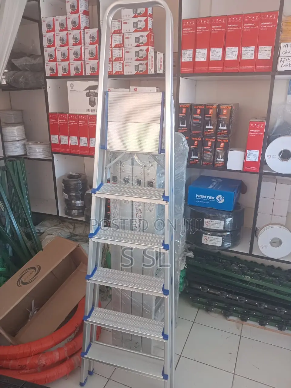 6 Step Aluminium Ladder Heavy Duty