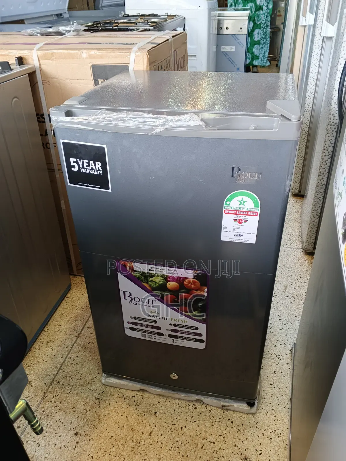 Gray Brand New Refrigerator