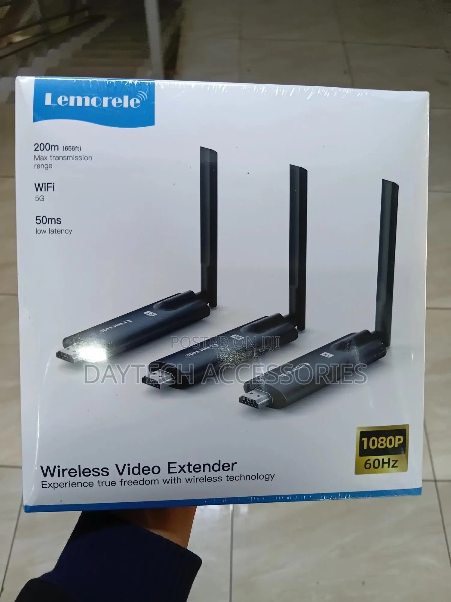 Lemorele Wireless Hdmi Transmitter And 2 Receivers