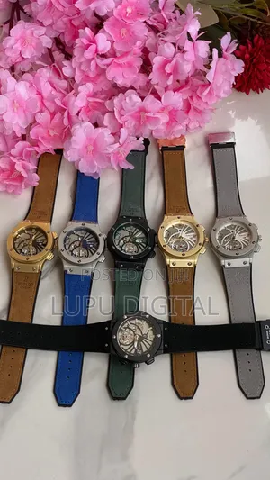 Hublot Watch With Date Display and Water Resistant