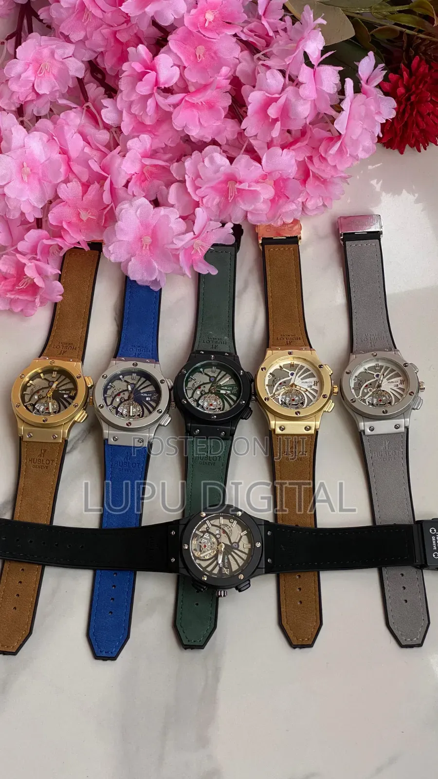 Hublot Watch With Date Display and Water Resistant