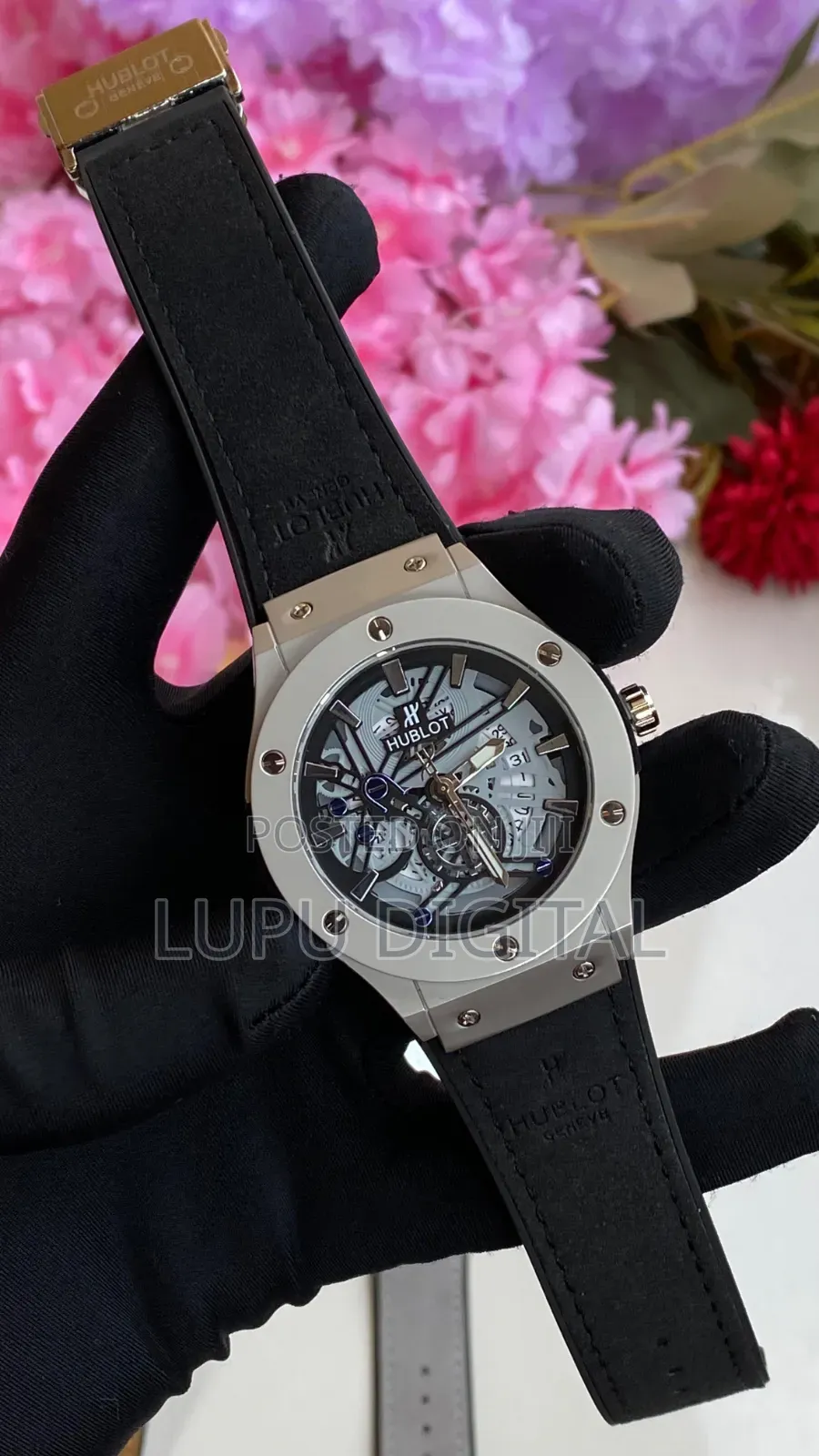 Hublot Watch With Date Display and Water Resistant