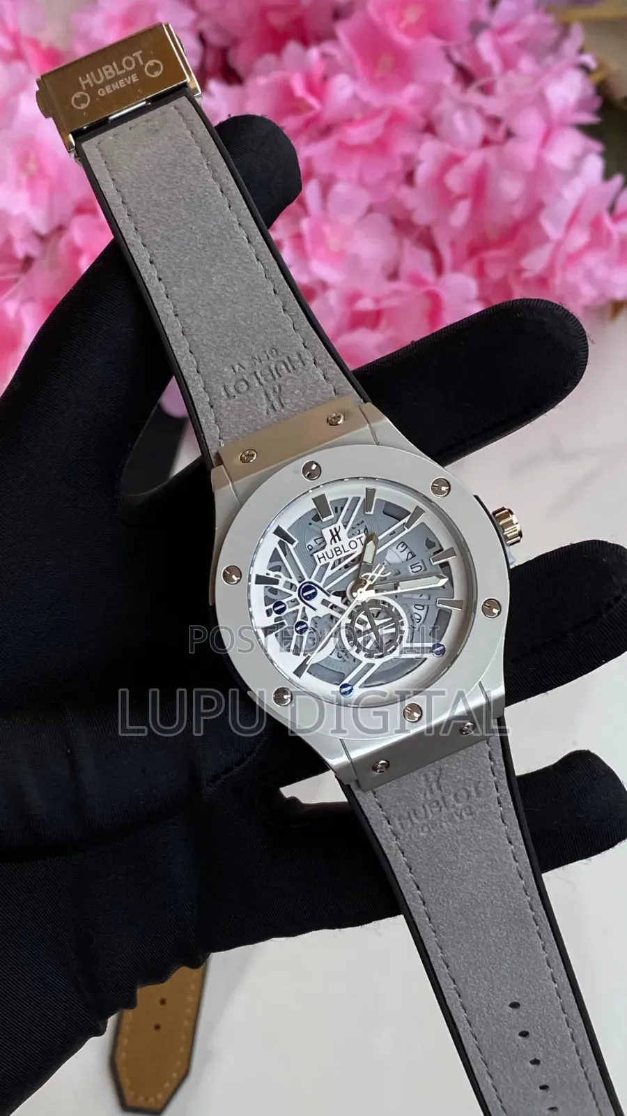 Hublot Watch With Date Display and Water Resistant