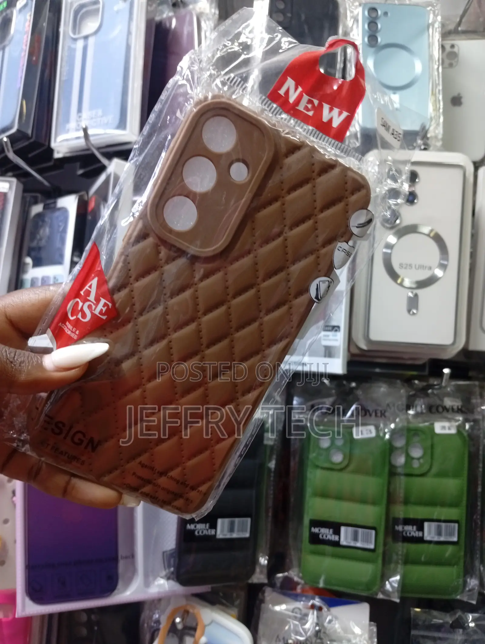Brown Protective Phone Case Designed for the Samsung Galaxy a Series.