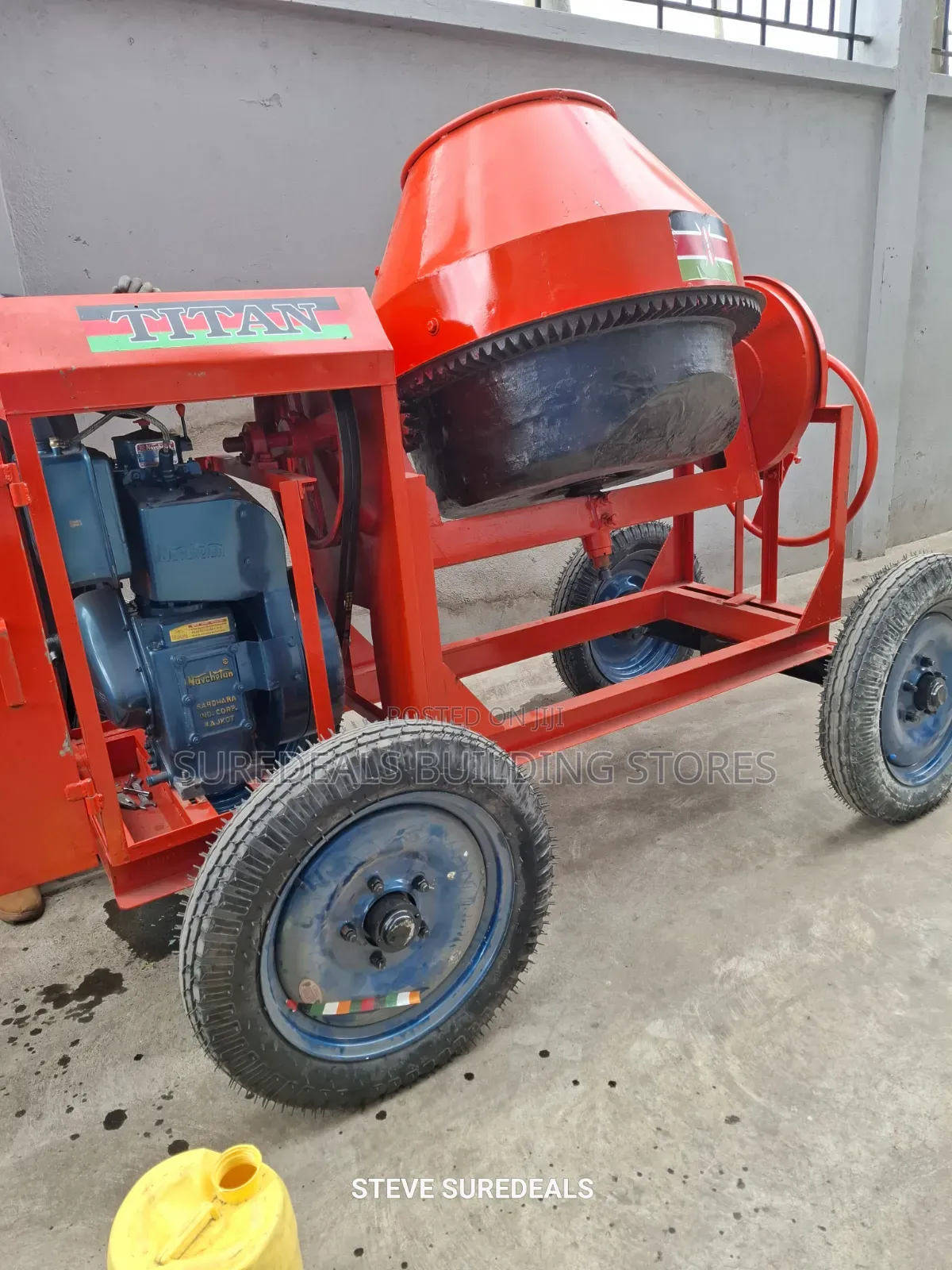Indian Titan Concrete Mixer, Diesel Powered