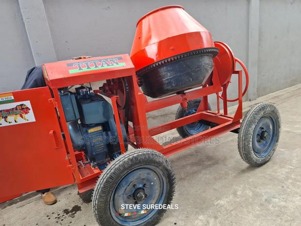 Indian Titan Concrete Mixer, Diesel Powered - thumbnail 3