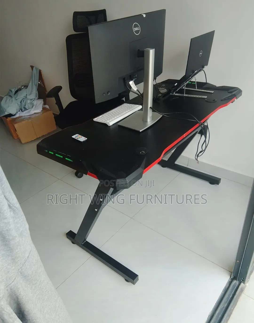 Z Shape Gaming Desk