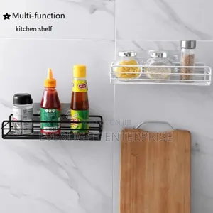 Metallic Bathroom Rectangular Organizing Rack