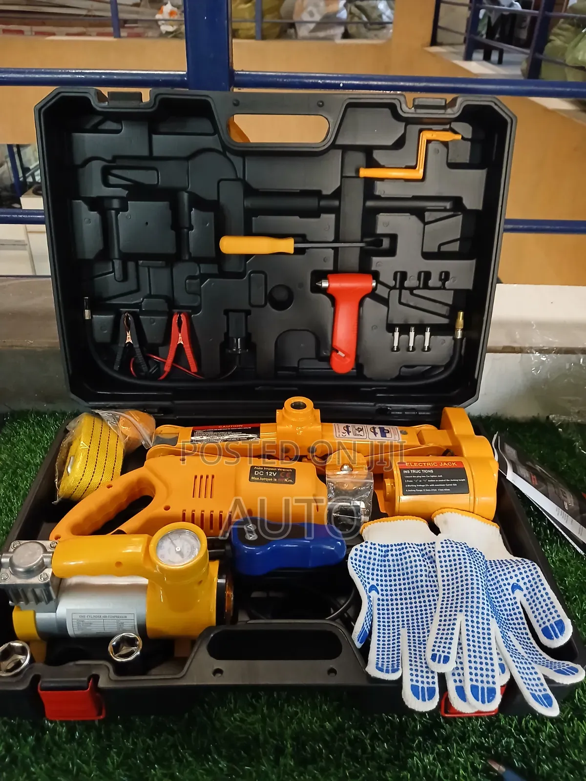 Electric Car Jack Kit 12v – Full Emergency Set