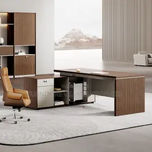 1.6 Meters Imported L-Shaped Boss Writing Table