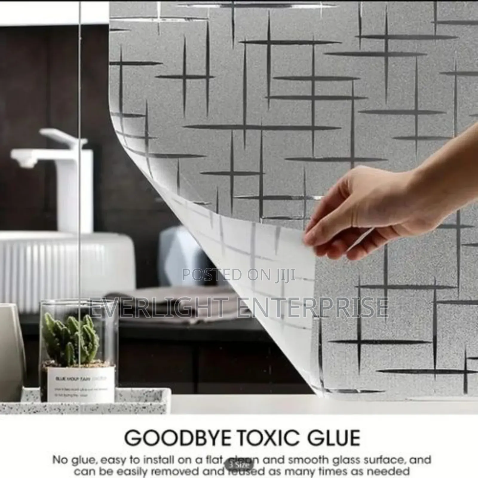 Privacy Window Film Static Cling Sticker