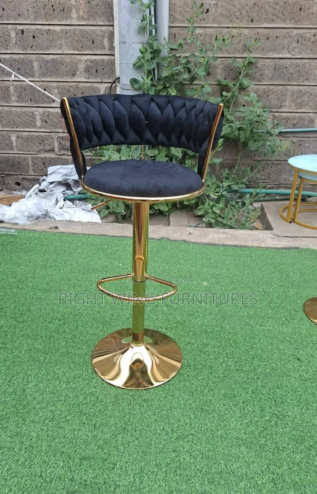 Gold Adjustable Barstools