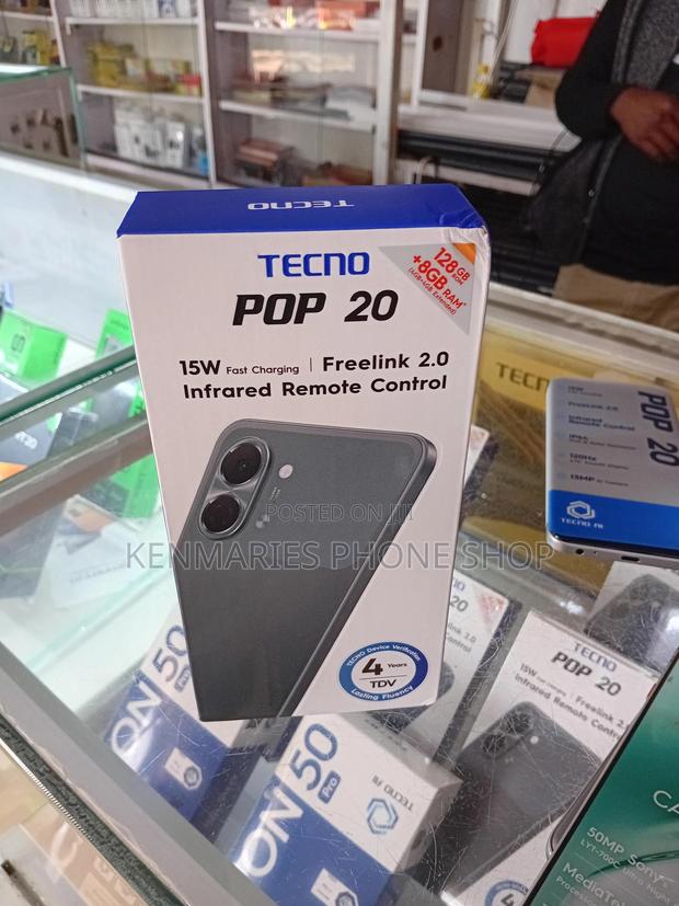 New Tecno Pop 20 128 GB Gray - thumbnail 2