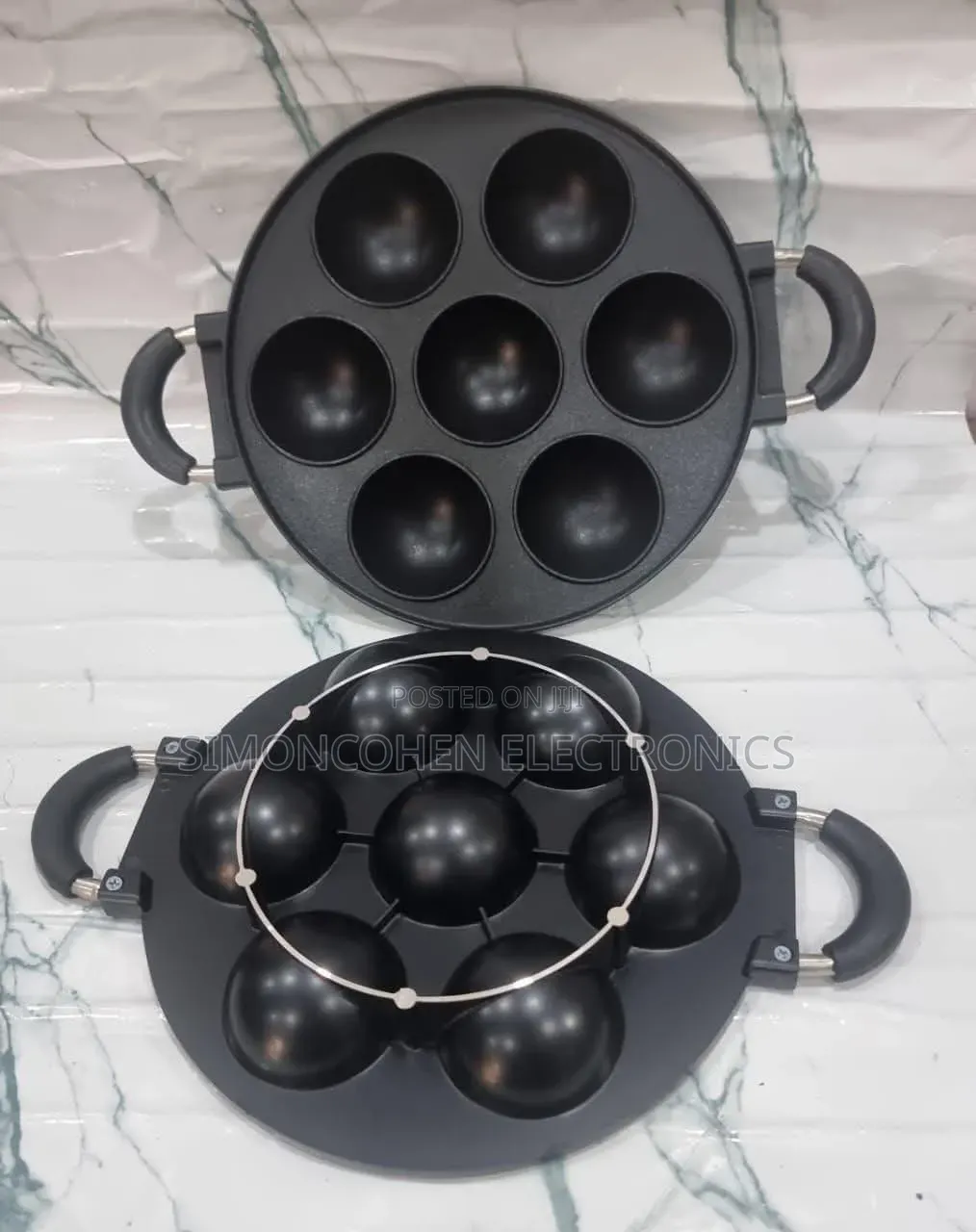 12 Holes Heavy Die Cast Vitumbua Pan