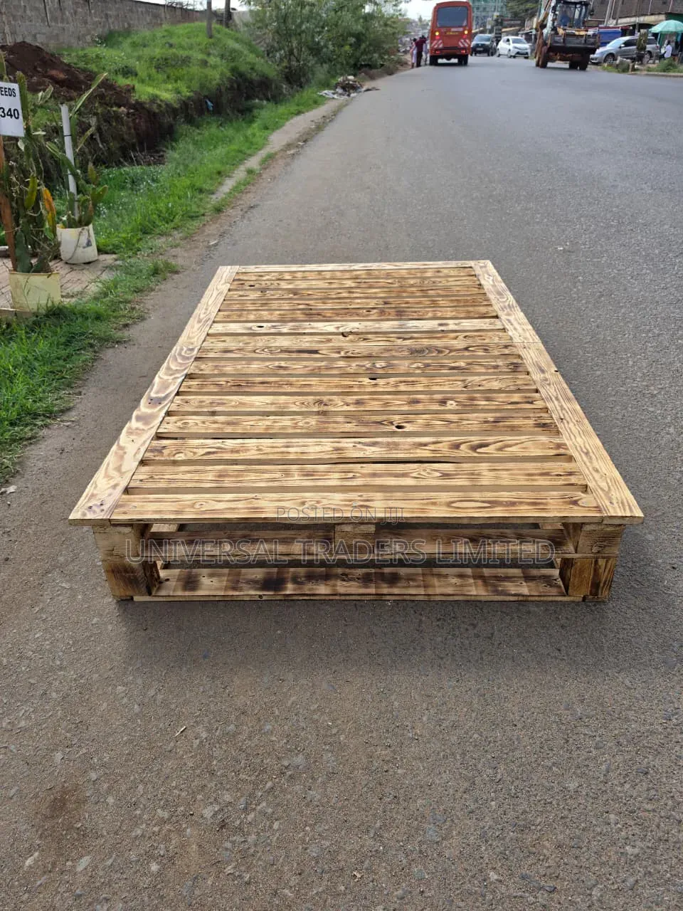 4x6 Pallet Bed in Blazed Color
