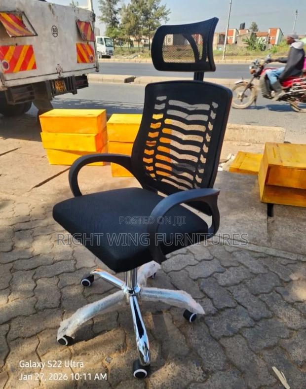 Mesh Back Office Headrest Chair