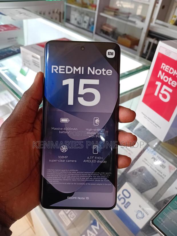 New Xiaomi Redmi Note 15 128 GB Black