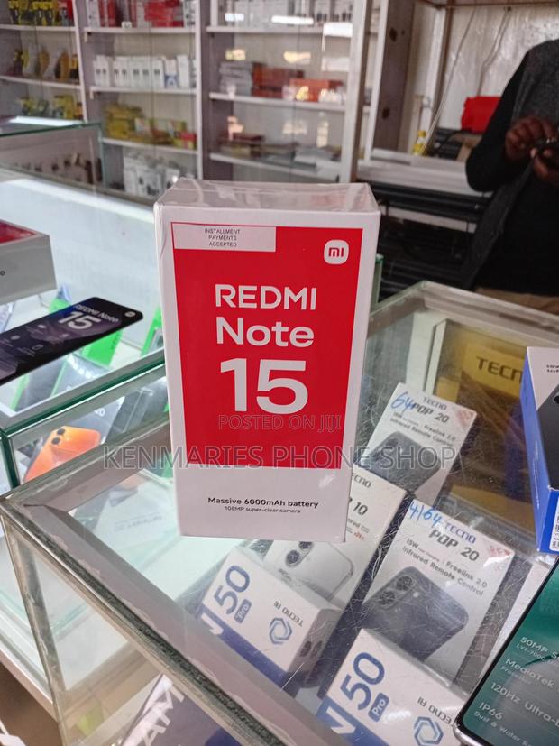 New Xiaomi Redmi Note 15 128 GB Black - thumbnail 2