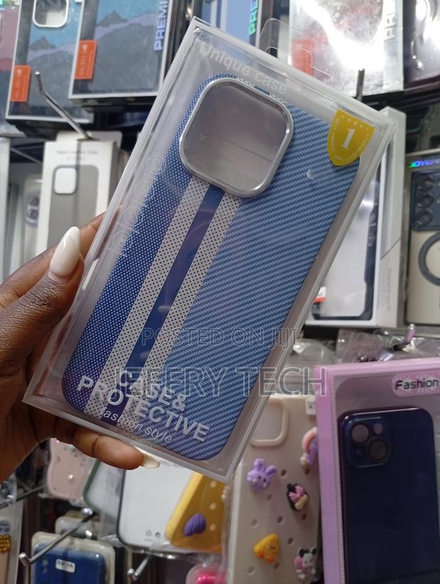 Carbon Fiber Style iPhone Case for the 14 Pro Max. - thumbnail 2