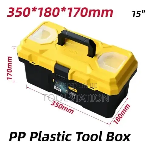 15 In. Tool Box Size: 350mm*180mm*170mm Edl432615
