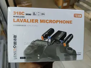 Lensgo Wireless Lavalier Microphone (Model 318c Mini).